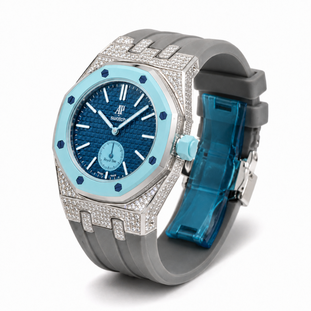 Premium Diamond Look Watch Conversion Kit for Swatch Royal Pop